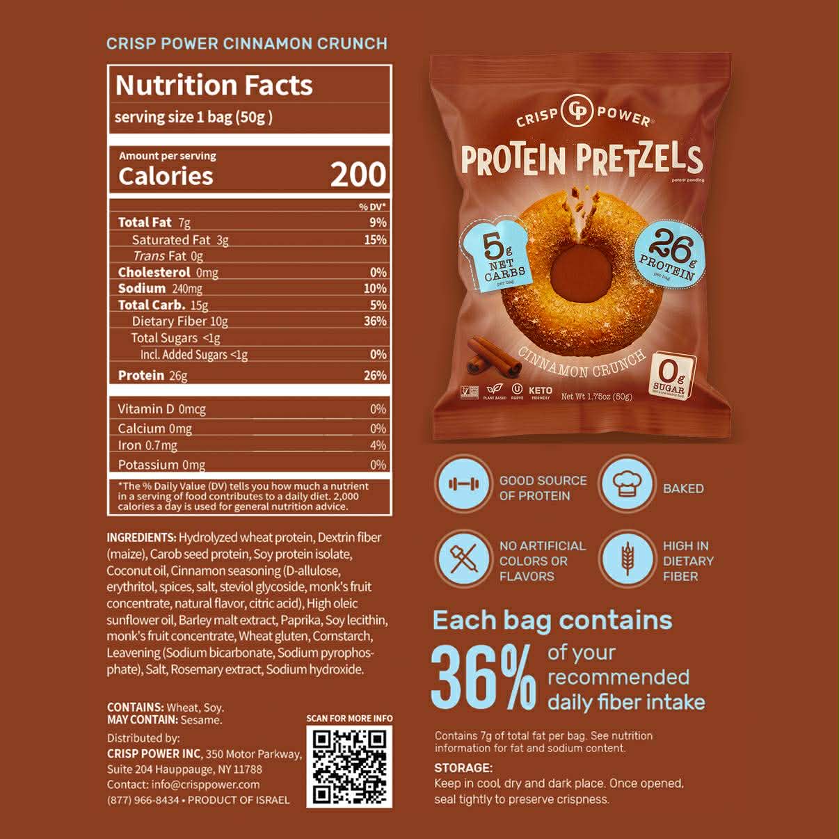 Crisp Power - Pretzel Protéinée