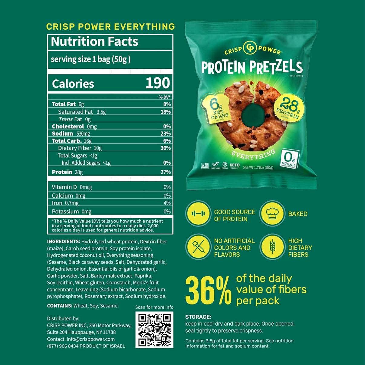 Crisp Power - Pretzel Protéinée