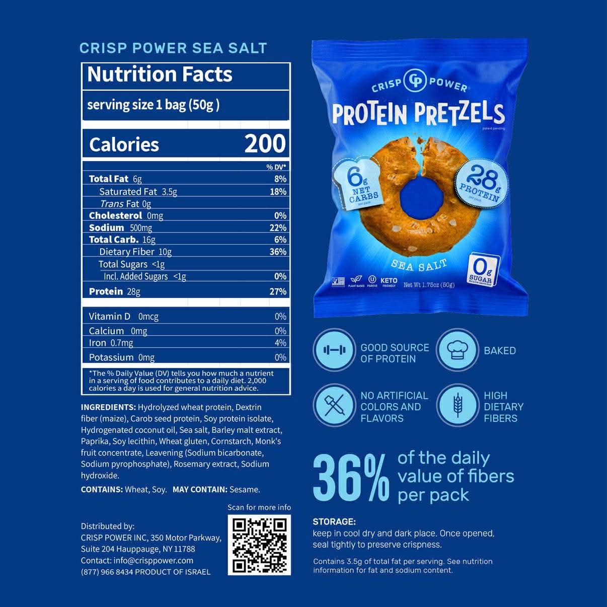 Crisp Power - Pretzel Protéinée