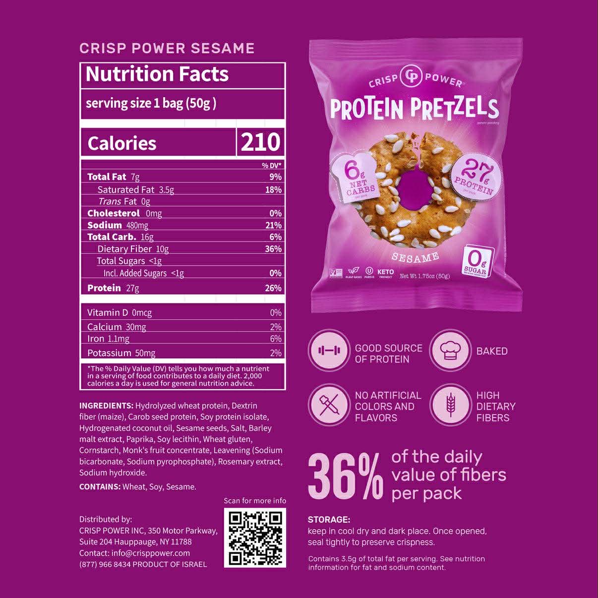 Crisp Power - Pretzel Protéinée