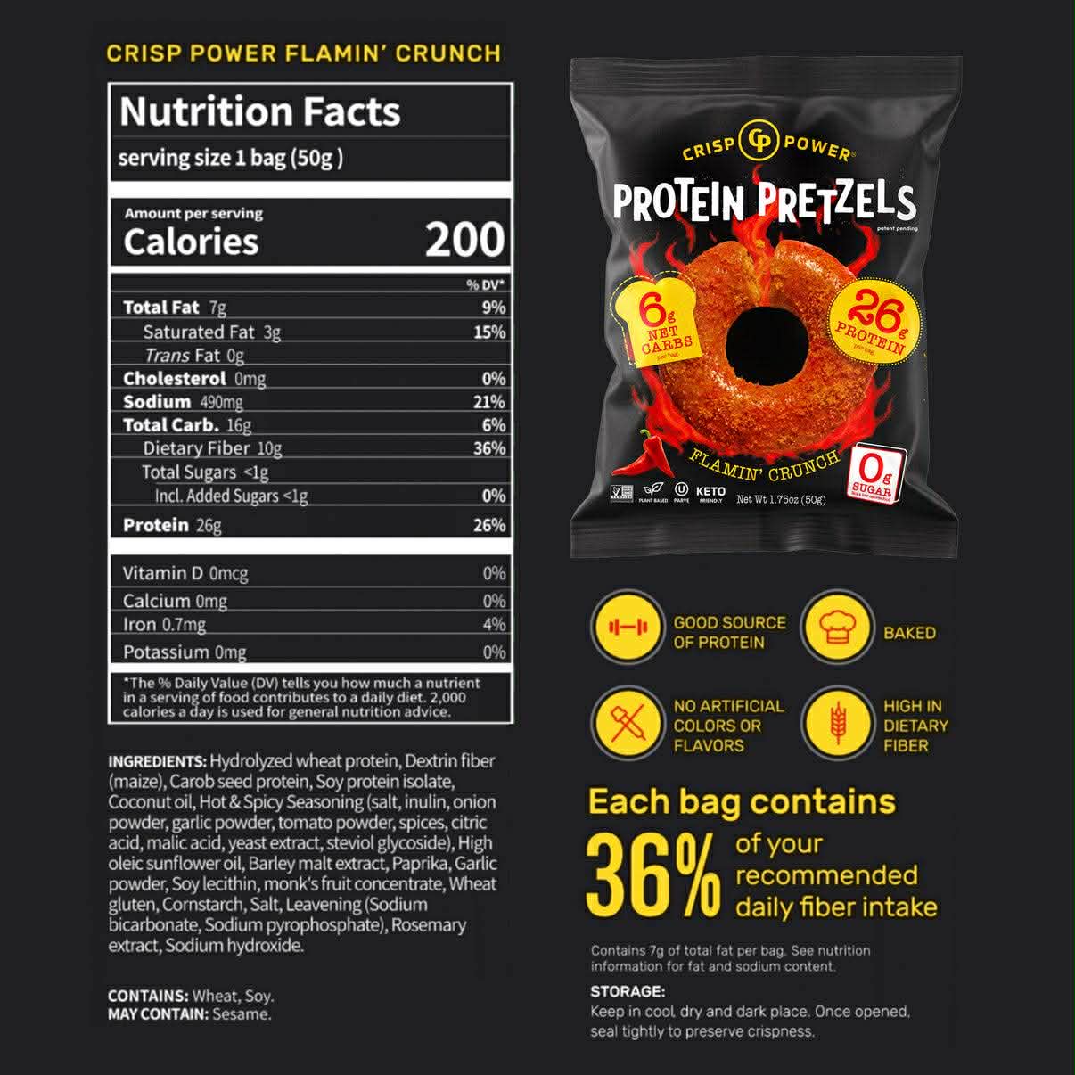 Crisp Power - Pretzel Protéinée