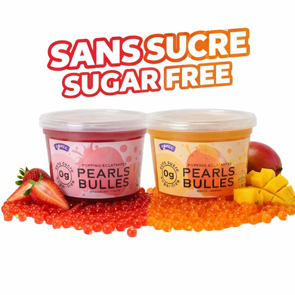 Bulles Éclatantes/Bubble Tea SANS SUCRE