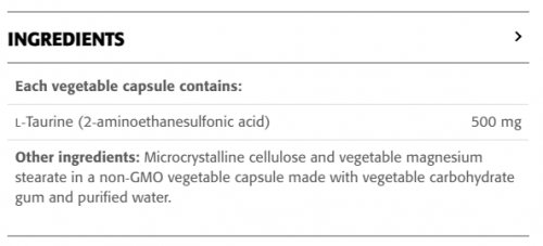 L-Taurine 500 mg - New Roots Herbal 