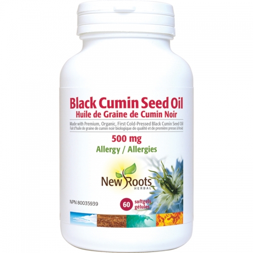 Black Cumin Seed Oil 500 mg - New Roots Herbal 