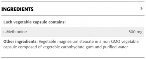 L-Methionine 500 mg - New Roots Herbal 