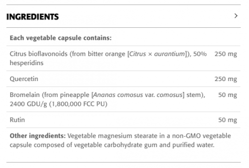 Quercetin Bioflavonoid Complex - New Roots Herbal 