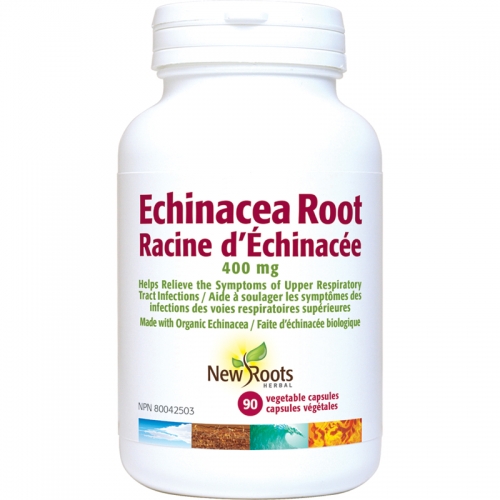 Racine d’Échinacée 400 mg (Capsules) - New Roots Herbal 