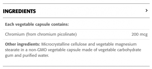 Chromium Picolinate 200 mcg - New Roots Herbal 