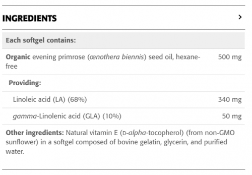 Evening Primrose Oil 500 mg - New Roots Herbal 