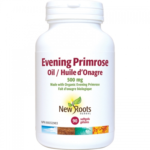 Evening Primrose Oil 500 mg - New Roots Herbal 