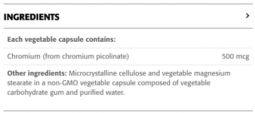 Chrome (Picolinate) 500 mcg - New Roots Herbal 