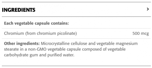 Chromium Picolinate 500 mcg - New Roots Herbal 