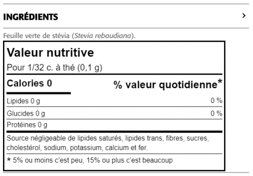 Feuille Verte de Stévia - New Roots Herbal