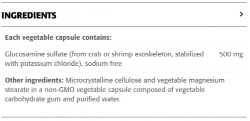 Glucosamine Sulfate 500 mg - New Roots Herbal 