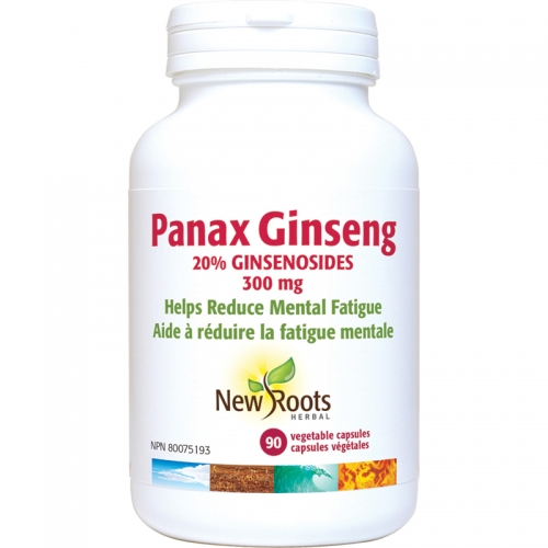 Panax Ginseng 20% Ginsenosides · 300 mg - New Roots Herbal 