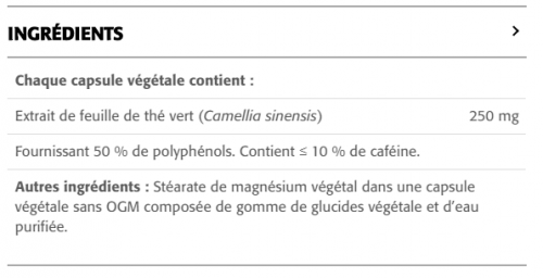 Extrait de Thé Vert 250 mg- New Roots Herbal 