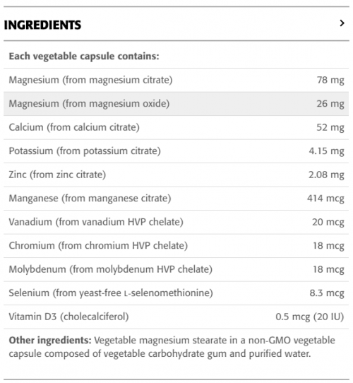 Cal-Mag Citrate with Zinc, Potassium, Selenium - New Roots Herbal 