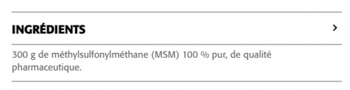 MSM Méthylsulfonylméthane · Poudre · 100 % Pur - New Roots Herbal 