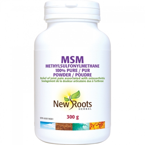 MSM Methylsulfonylmethane · 100% Pure · Powder - New Roots Herbal 