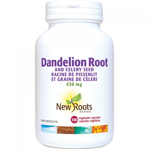 Dandelion Root and Celery Seed 430 mg - New Roots Herbal 