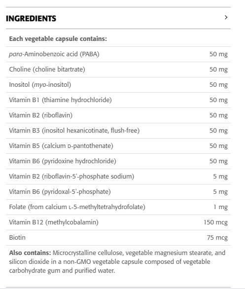 Ultra B Complex 50 mg - New Roots Herbal 