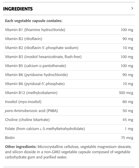 Ultra B Complex 100 mg - New Roots Herbal 