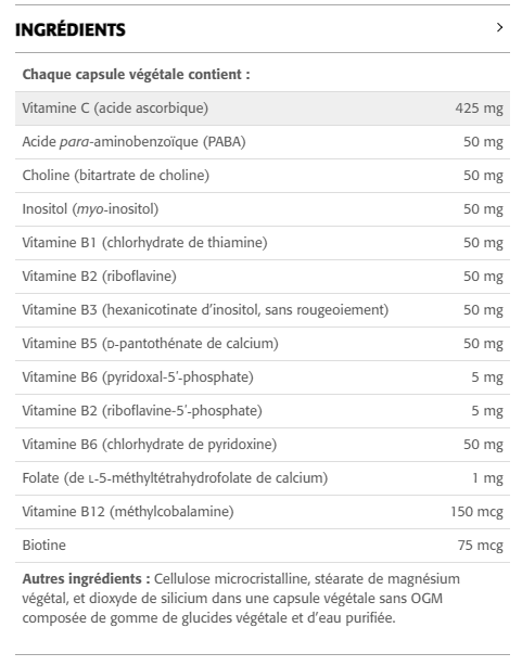 Ultra Stress B Complexe 50 mg + vitamine C - New Roots Herbal 