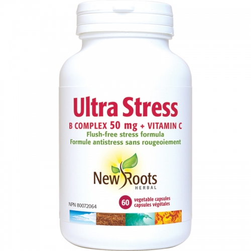 Ultra Stress B Complexe 50 mg + vitamine C - New Roots Herbal 