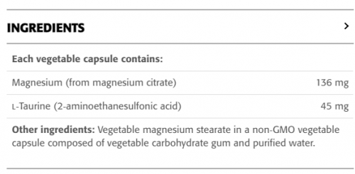 Magnesium Citrate Plus L-Taurine - New Roots Herbal 