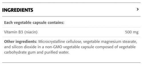 Vitamin B3 Niacin 500 mg - New Roots Herbal 