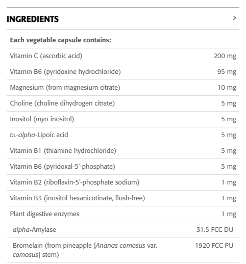 Vitamin B6 Synergistic · 100 mg - New Roots Herbal 