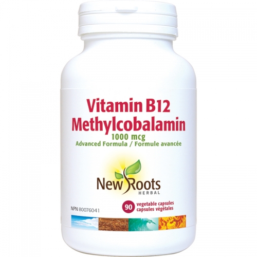 Vitamin B12 Methylcobalamin 1,000 mcg - New Roots Herbal 