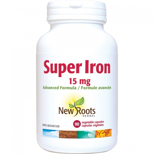 Super Iron 15 mg - New Roots Herbal 