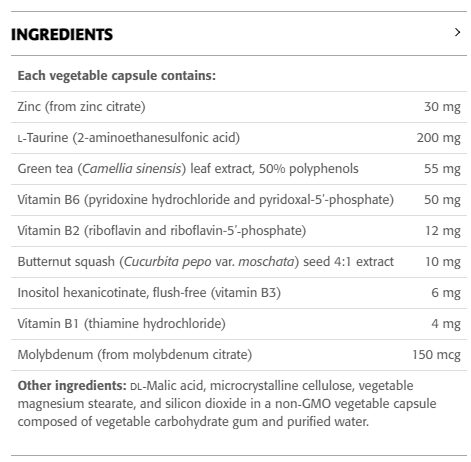 Ultra Zinc 30 mg - New Roots Herbal 