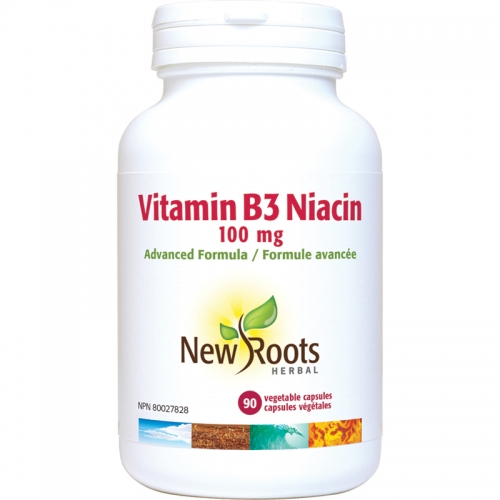 Vitamin B3 Niacin · 100 mg - New Roots Herbal 