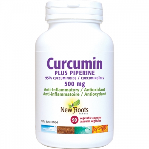 Curcumin Plus Piperine - New Roots Herbal 