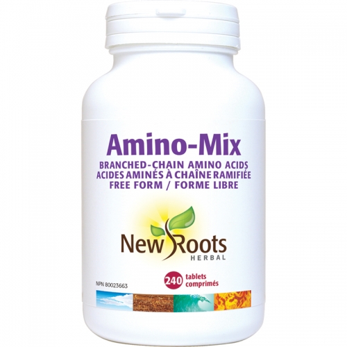 Amino-Mix Acides aminés à chaîne ramifiée (AACR) - New Roots Herbal 