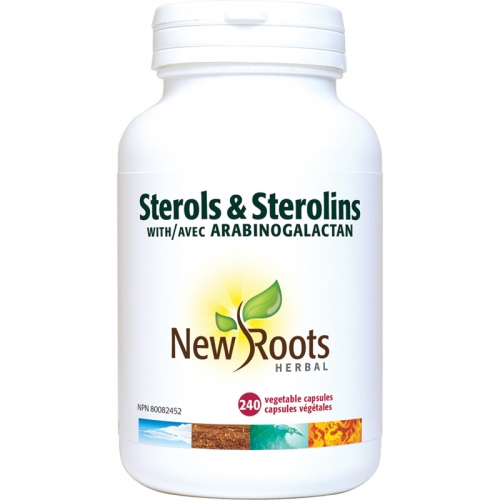 Stérols et Stérolines avec Arabinogalactane - New Roots Herbal 