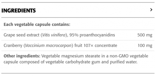 Grapeseed Extract 500 mg - New Roots Herbal