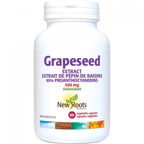 Grapeseed Extract 500 mg - New Roots Herbal