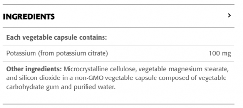 Potassium Citrate 100 mg - New Roots Herbal 