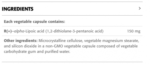 R+ Alpha Lipoic 150 mg - New Roots Herbal 