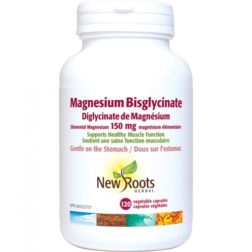 Magnésium Diglycinate Plus 150 mg - New Roots Herbal 