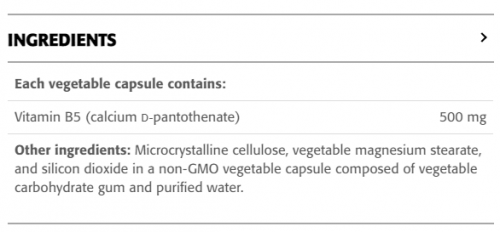 Vitamin B5 Calcium ᴅ‑Pantothenate - New Roots Herbal 