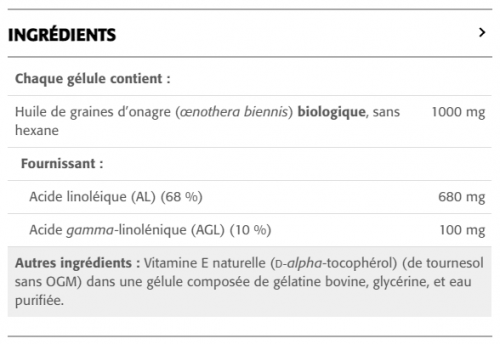 Huile d’Onagre 1 000 mg - New Roots Herbal 