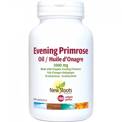 Evening Primrose Oil 1,000 mg - New Roots Herbal 