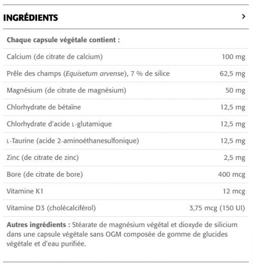 Calcium-Magnésium Citrates Vitamine D, Zinc, Silice, Bore - New Roots Herbal 