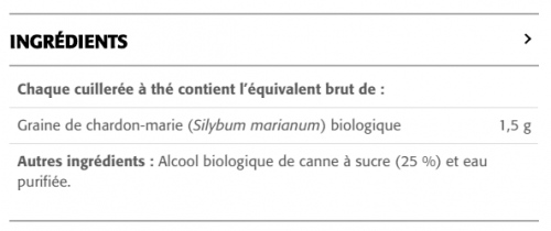 Graine de Chardon-Marie Certifié biologique -