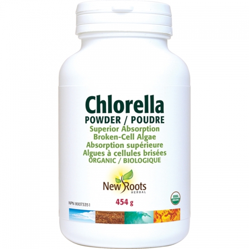 Chlorella powder Certified Organic - New Roots Herbal 