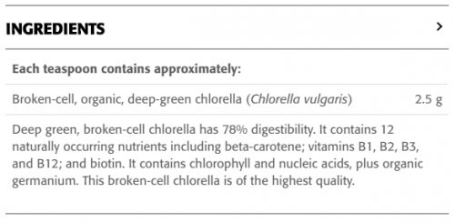 Chlorella powder Certified Organic - New Roots Herbal 